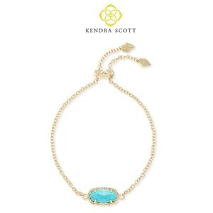 Kendra Scott 14K Gold Elaina Turquoise Bracelet KS